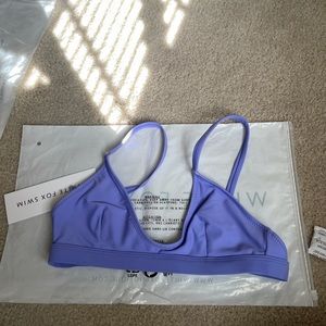 White Fox Boutique L’Escala Violet Bikini Top